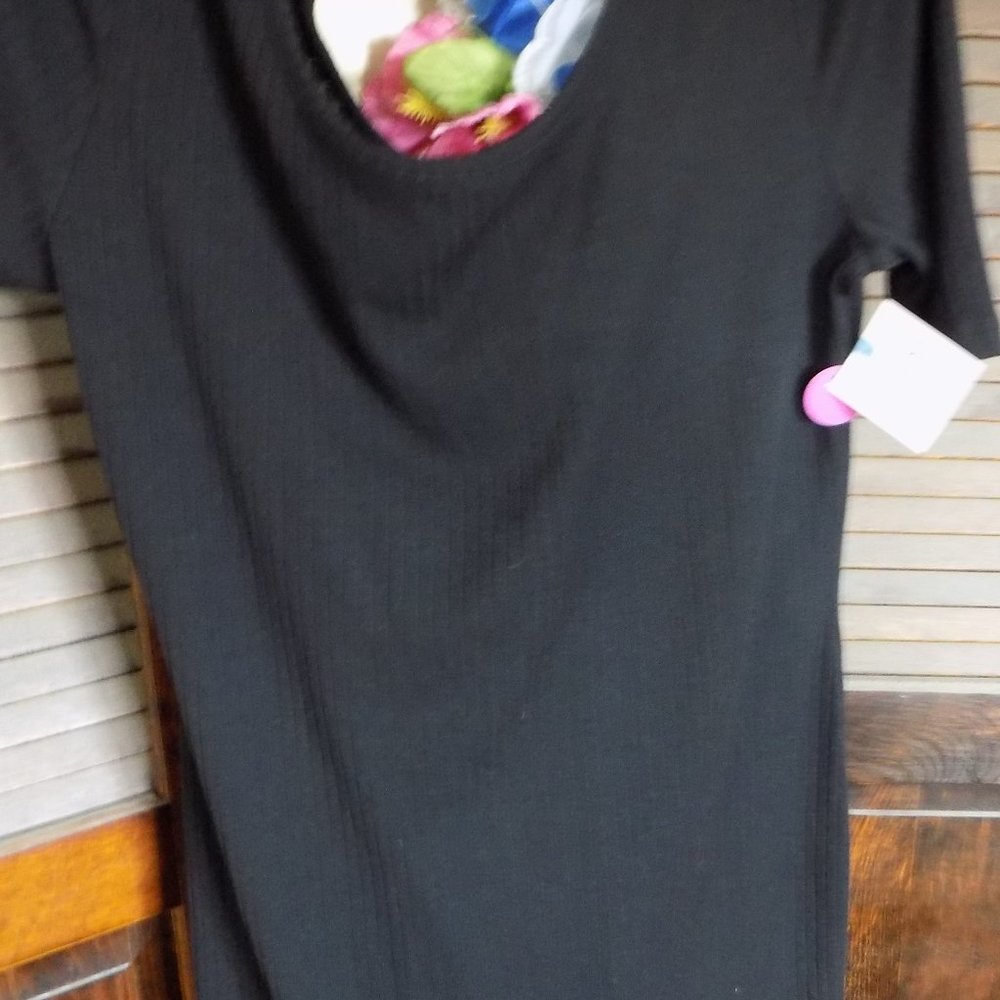 Arizona jeans woman ribbed black dress size XL